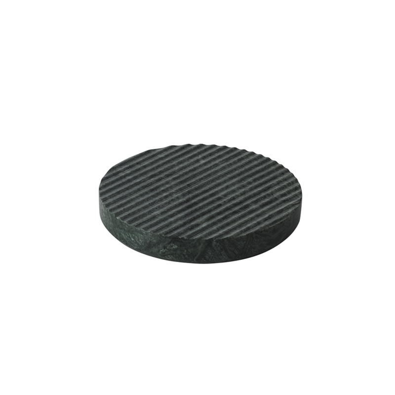 Accessoire de cuisine Dessous de plat rond GROOVE Vert foncé MUUTO