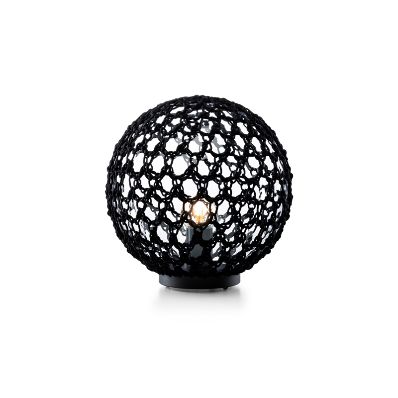 Lampe à poser MONSIEUR LEBONNET Ø 40 Wengé TRIBU