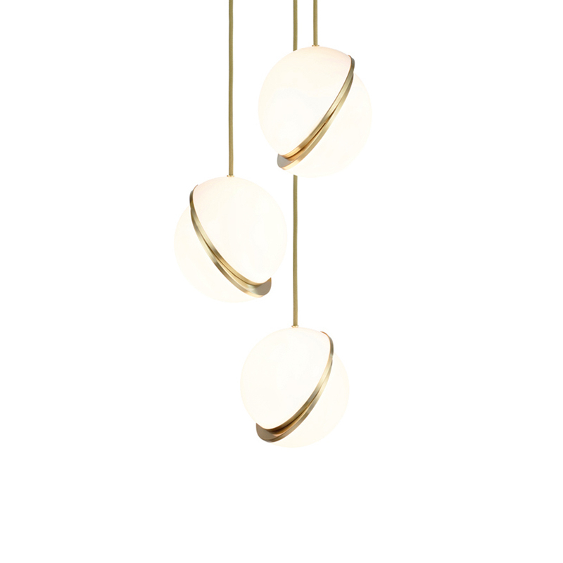 Suspension MINI CRESCENT CHANDELIER 3 PIECES LEE BROOM