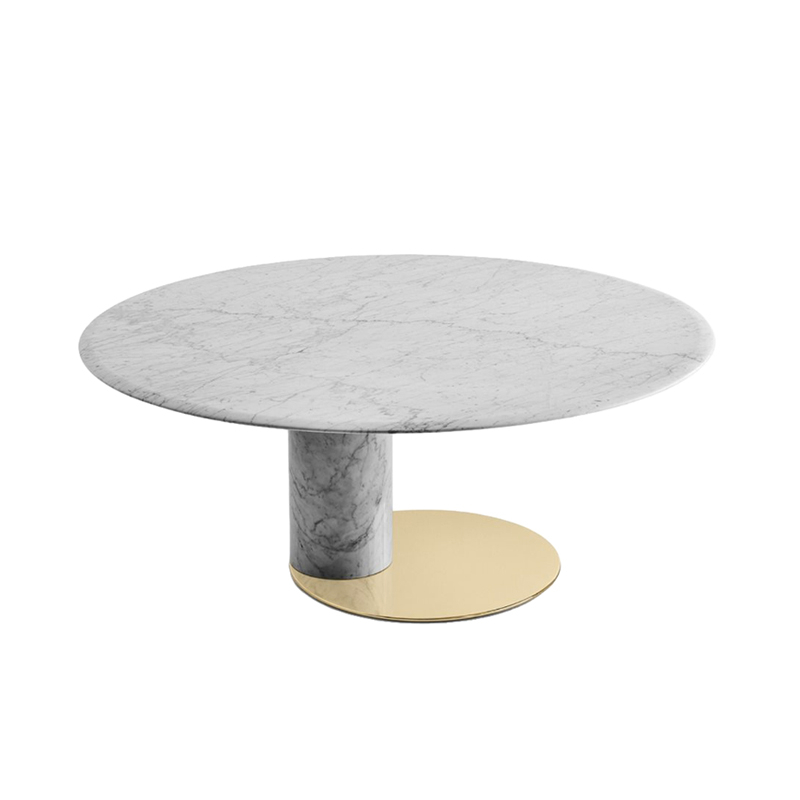 Table OTO BIG Marbre Carrara blanc GALLOTTI & RADICE