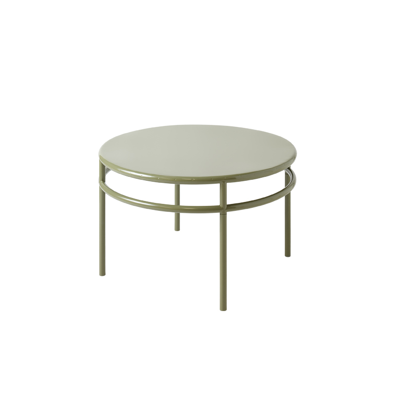 Table basse T37 Ø80 Vert jonc TOLIX