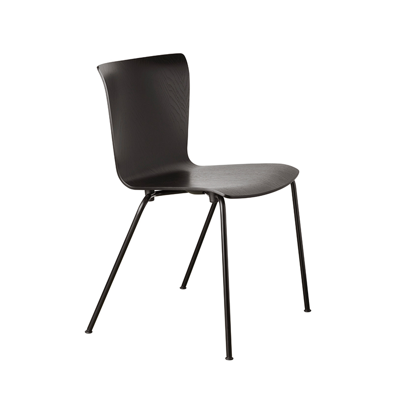 Chaise VICO DUO Frêne teinté noir FRITZ HANSEN
