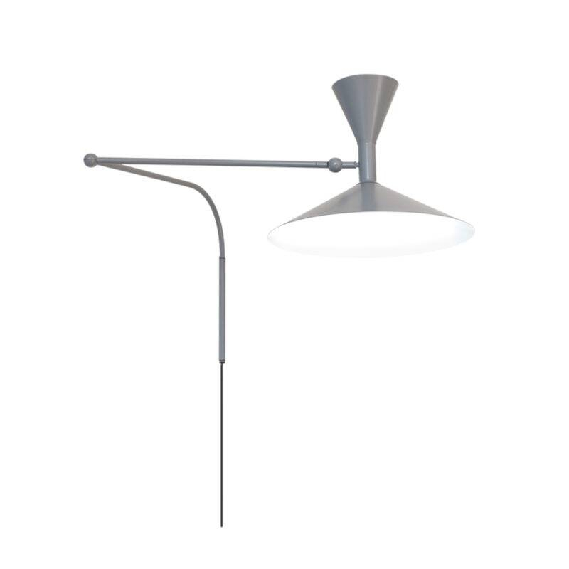 Applique LAMPE DE MARSEILLE Gris mat NEMO LIGHTING