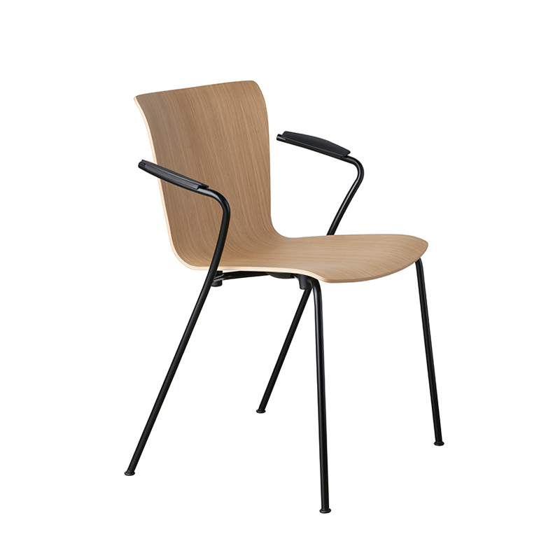 Chaise VICO DUO avec accoudoirs Chêne FRITZ HANSEN