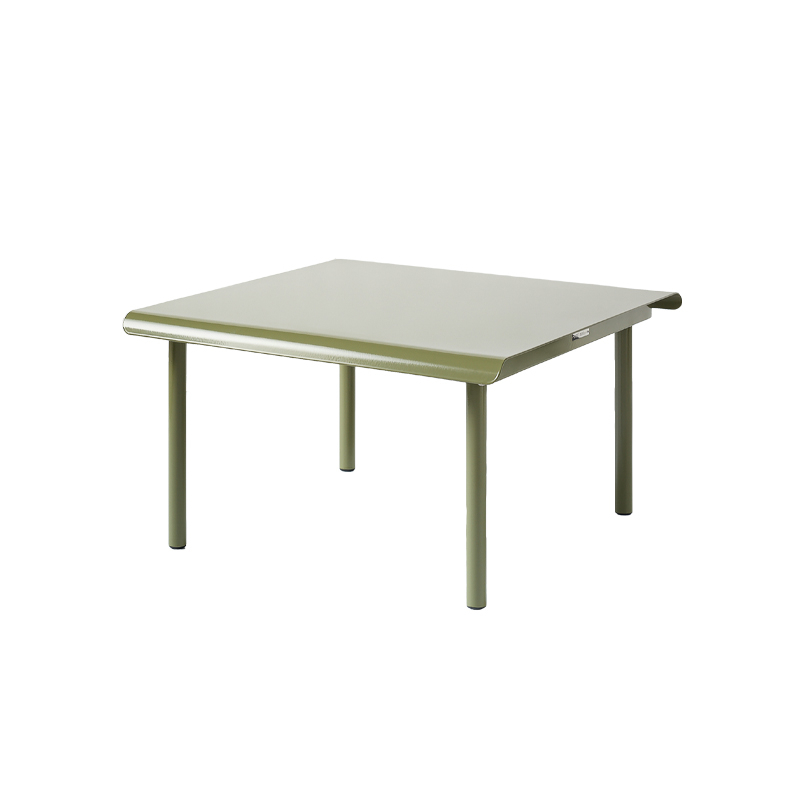 Table basse extérieur Table basse PATIO 75x75 Vert jonc TOLIX