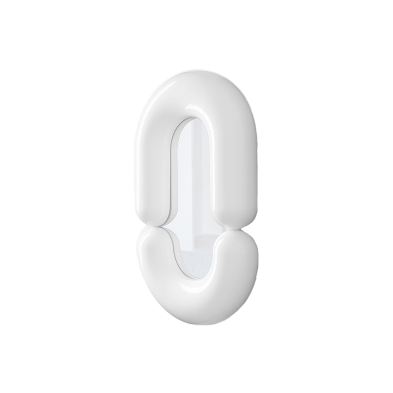 Miroir Miroir ZODIAC M Blanc MOUSTACHE