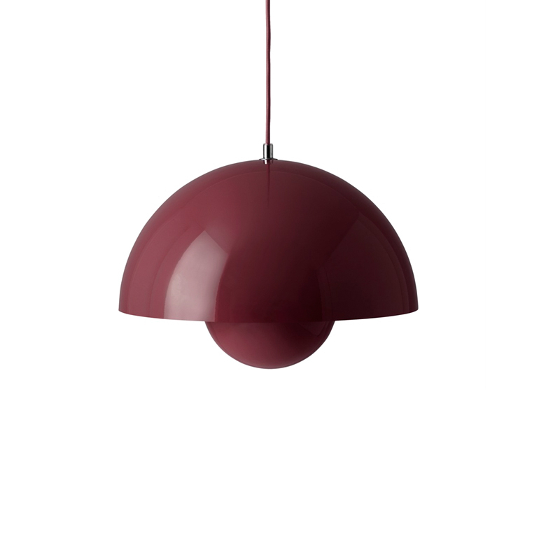 Suspension FLOWERPOT VP7 Prune foncé AND TRADITION
