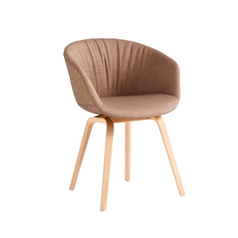 Chaise ABOUT A CHAIR AAC 23 SOFT Remix 326 HAY