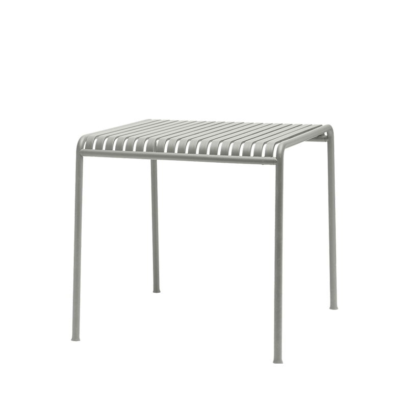 Table extérieur PALISSADE 82x90 Gris clair HAY