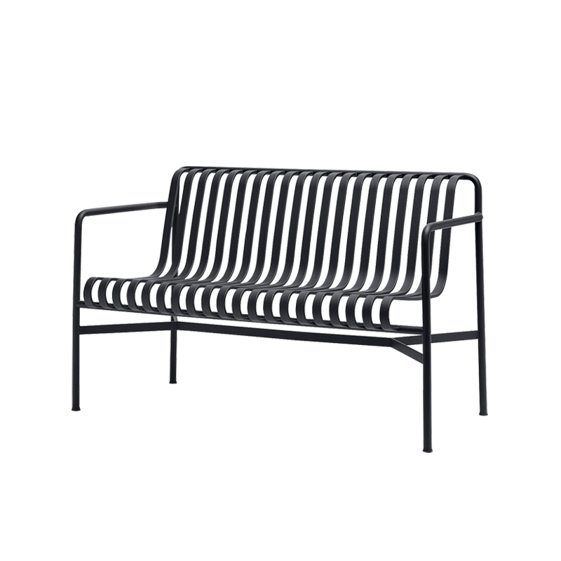 Banc extérieur PALISSADE L128 Anthracite HAY
