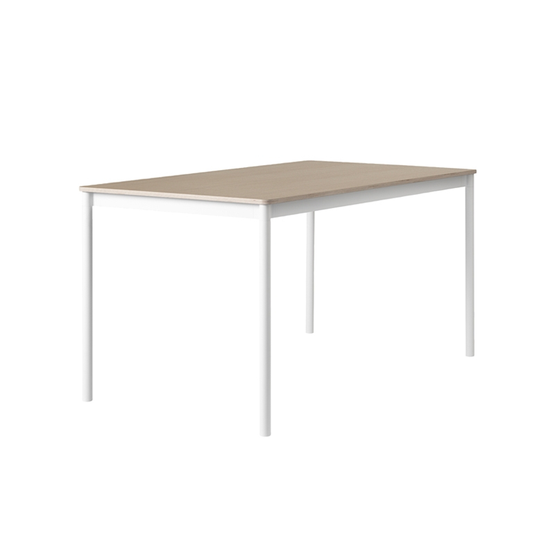 Table BASE TABLE chêne Blanc MUUTO