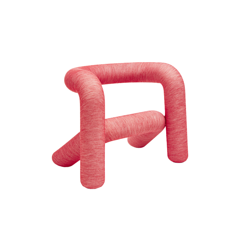 Fauteuil EXTRA BOLD Mélangé rouge écru MOUSTACHE