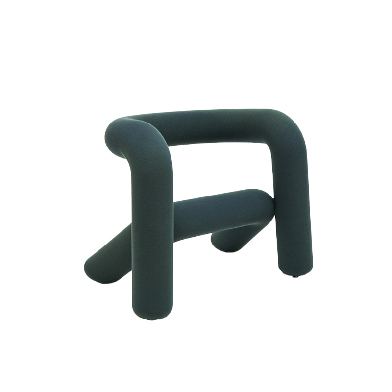 Fauteuil EXTRA BOLD Mélangé vert bleu MOUSTACHE
