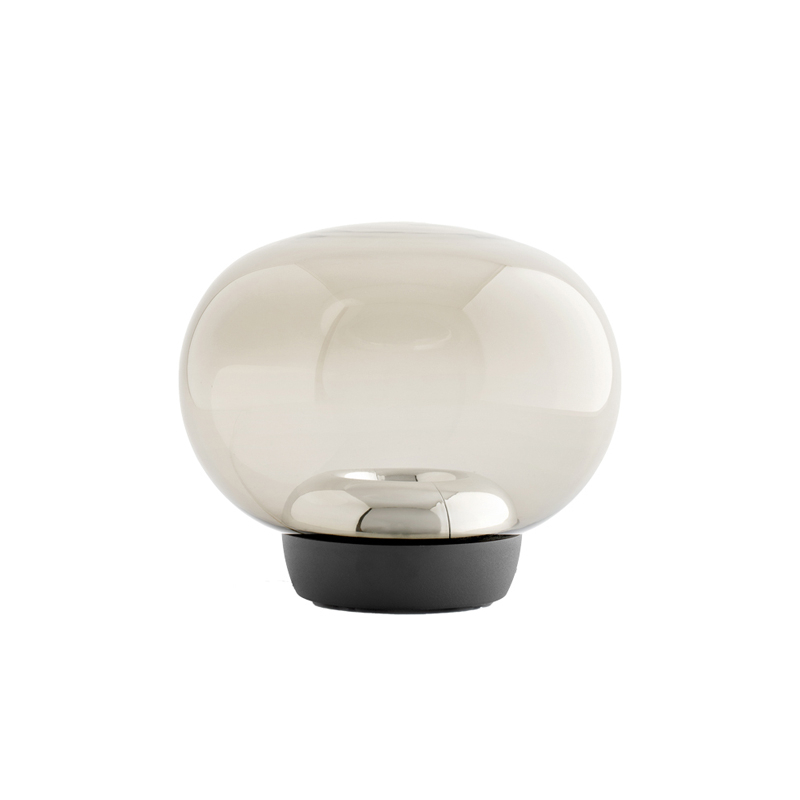 Lampe à poser LA MARIÉE Noir/Verre fumé STILNOVO