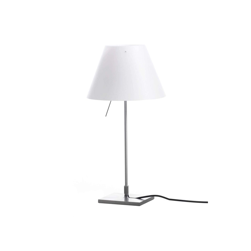 Lampe à poser COSTANZINA Blanc/ aluminium LUCEPLAN