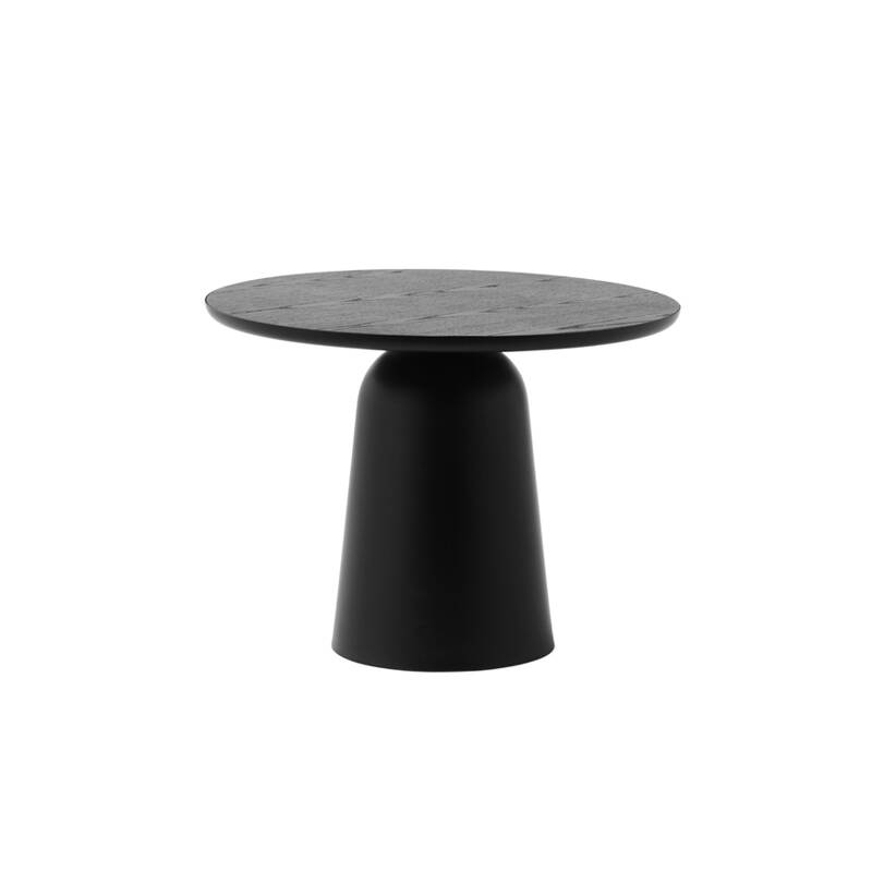 Table d'appoint guéridon TURN réglable en hauteur Noir Normann Copenhagen