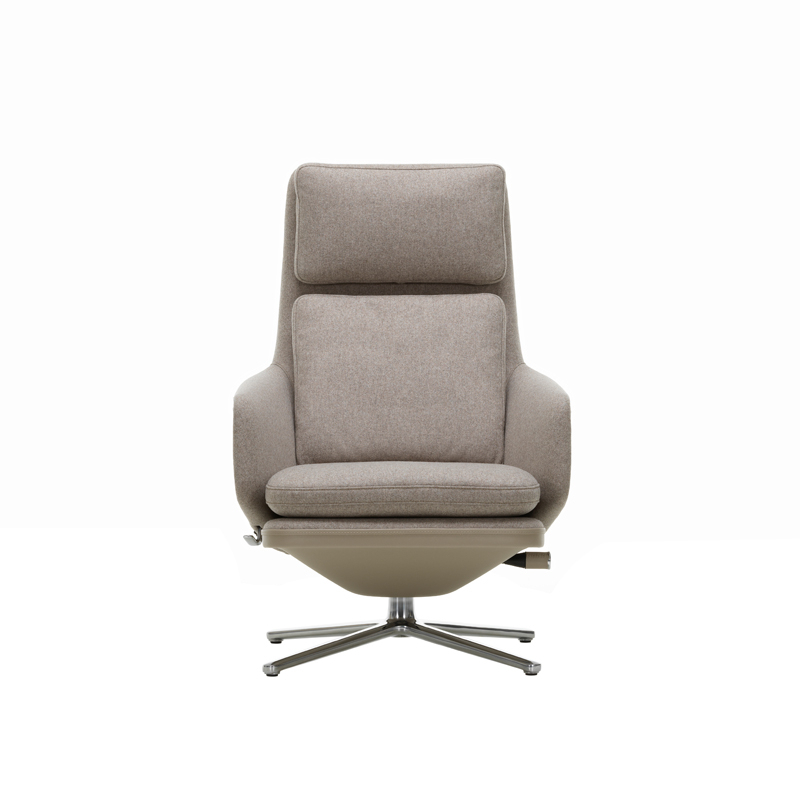Fauteuil GRAND RELAX Tissu Fossil 02/ sable 07 VITRA