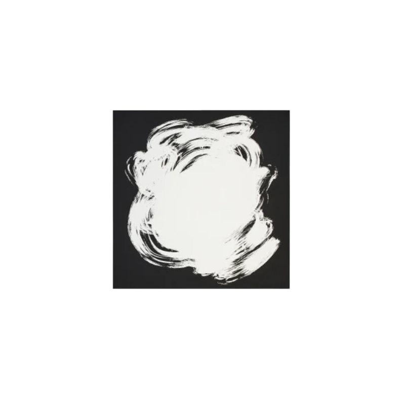 Miroir Miroir SCRIBBLE 60x60 Noir GLAS ITALIA