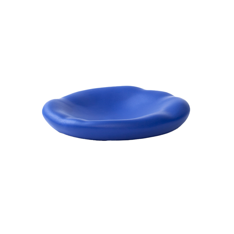 Centre de table & corbeille Coupe CANOVA Small Bleu MOUSTACHE