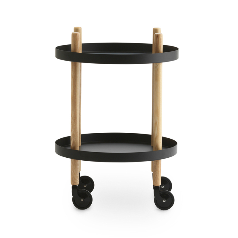 Desserte BLOCK TABLE Ø 45 Noir Normann Copenhagen