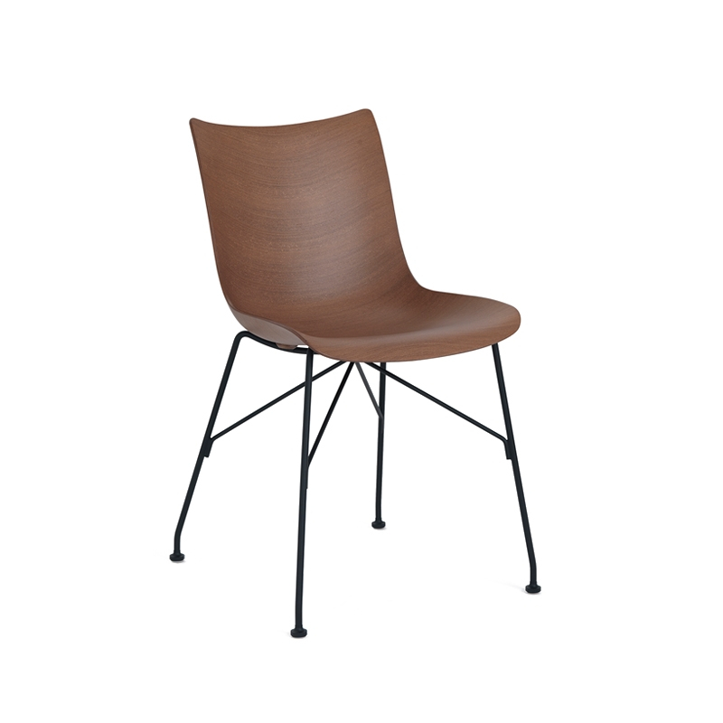 Chaise P/WOOD Bois foncé/ noir KARTELL