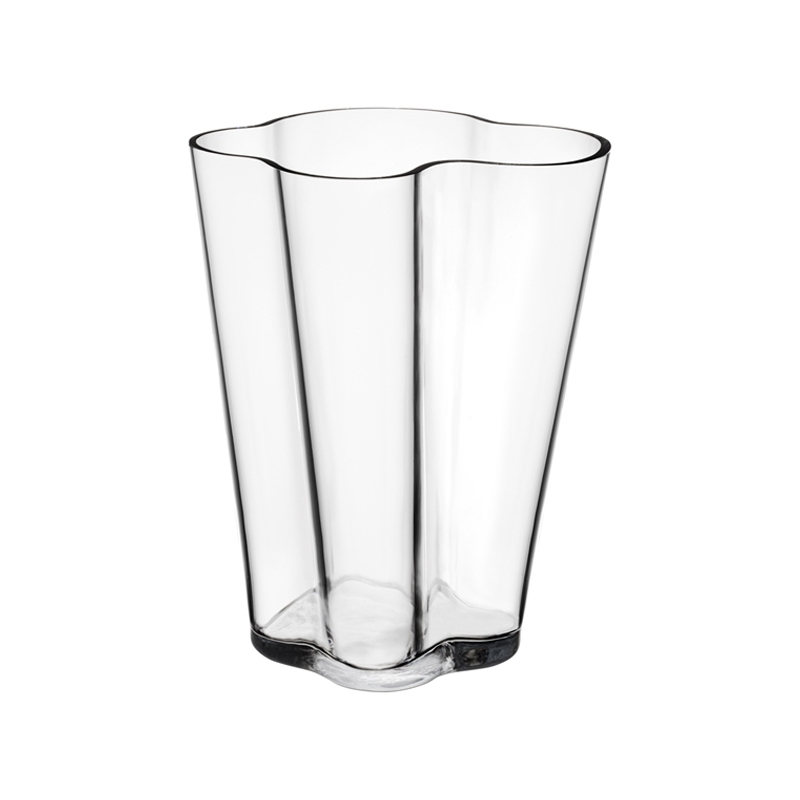 Vase Vase AALTO H 27 Transparent IITTALA
