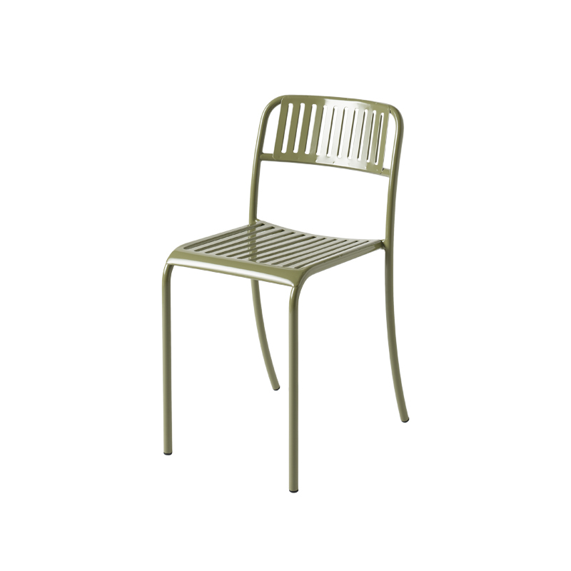 Chaise extérieur Chaise PATIO LAMES Vert jonc TOLIX