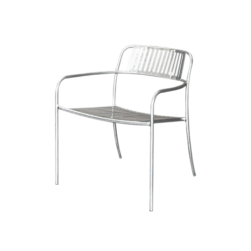 Fauteuil extérieur Fauteuil PATIO LAMES Brut verni TOLIX