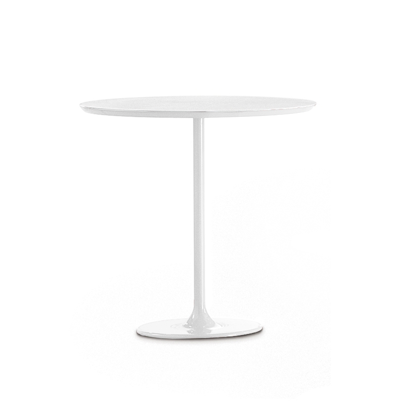 Table d'appoint guéridon DIZZIE 51x47 Blanc ARPER