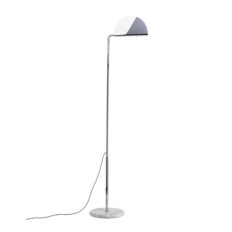 Lampadaire MEZZALUNA Chrome DCW EDITIONS