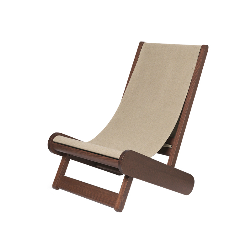 Fauteuil HEMI Hêtre teinté foncé FERM LIVING