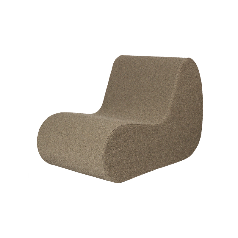 Fauteuil ROULI Bouclé Sable FERM LIVING