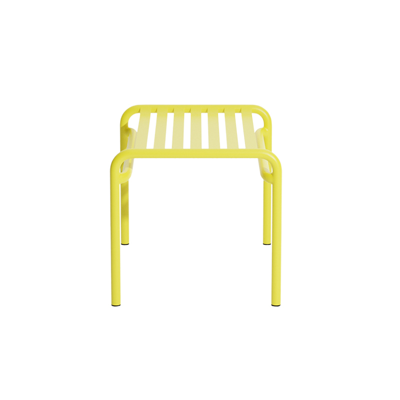 Tabouret extérieur WEEK-END repose-pieds Jaune PETITE FRITURE