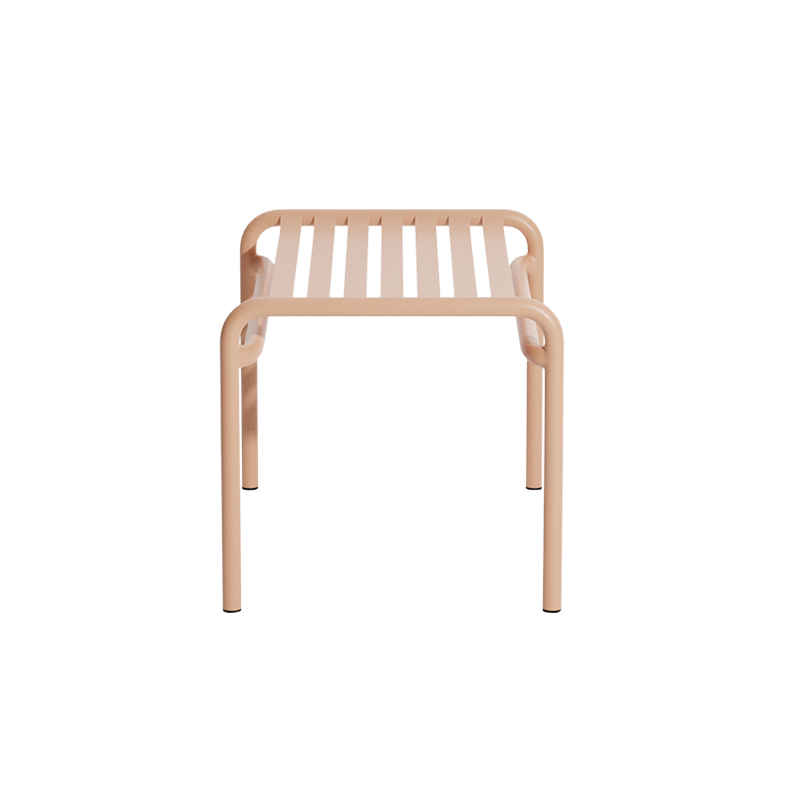 Tabouret extérieur WEEK-END repose-pieds Rose PETITE FRITURE