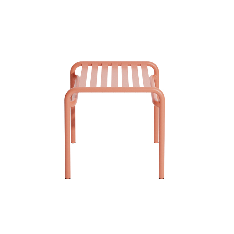 Tabouret extérieur WEEK-END repose-pieds Corail PETITE FRITURE