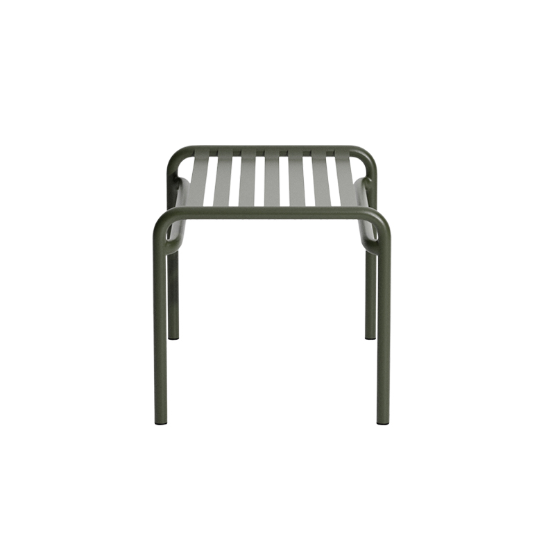 Tabouret extérieur WEEK-END repose-pieds Vert bouteille PETITE FRITURE