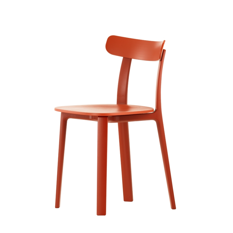 Chaise ALL PLASTIC CHAIR APC Brique VITRA