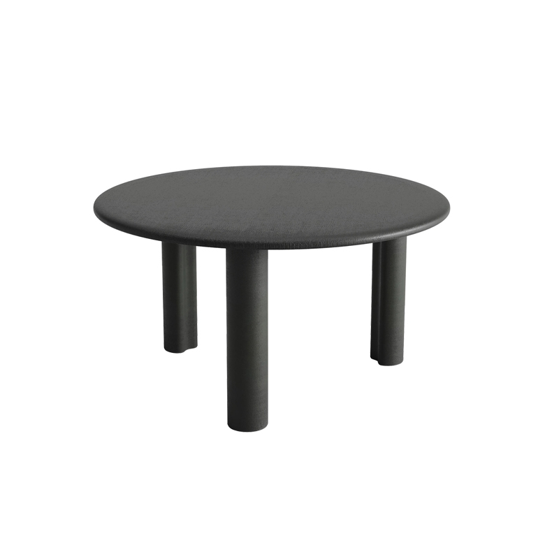Table basse GHIA Ø 70 3 pieds Chêne noir ARPER