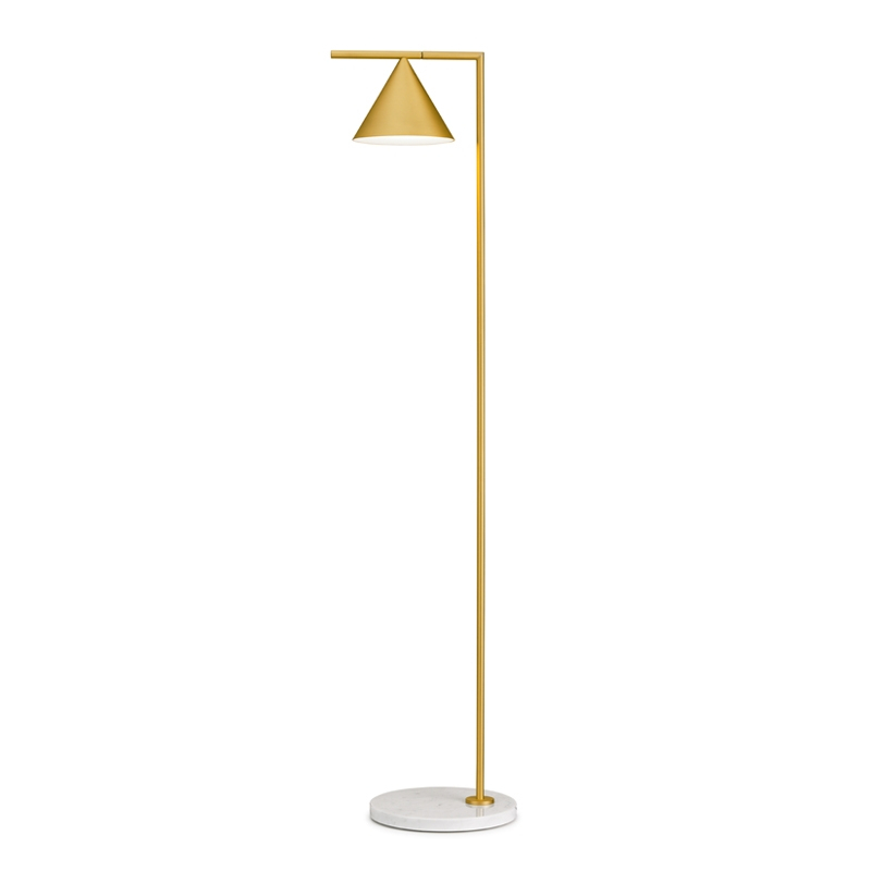 Lampadaire CAPTAIN FLINT Laiton brossé FLOS