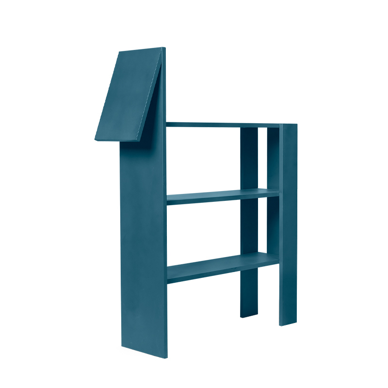 Rangement enfant Bibliothèque HORSE Bleu foncé FERM LIVING