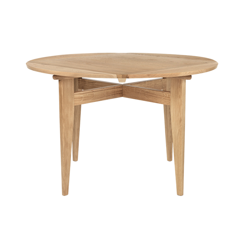 Table B-TABLE plateau extensible pivotant Chêne GUBI