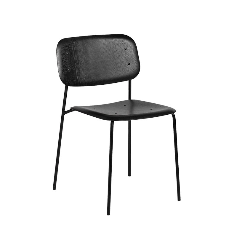 Chaise SOFT EDGE 40 Noir HAY