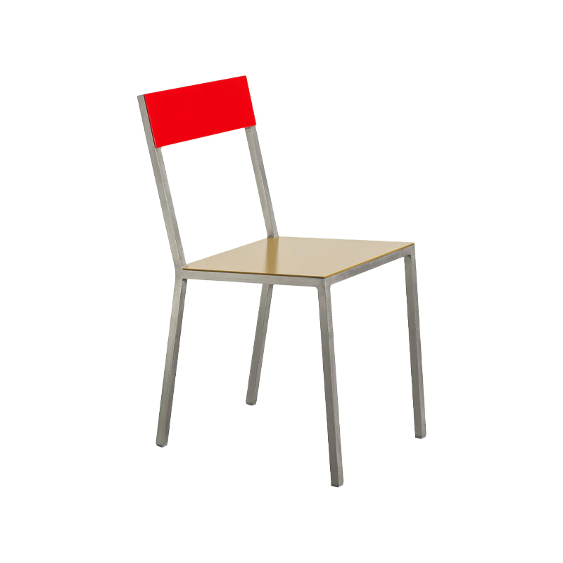 Chaise ALU Curry/ rouge VALERIE OBJECTS