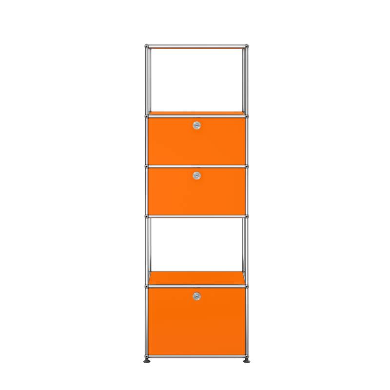 Meuble de rangement USM HALLER M52 Orange pur USM HALLER