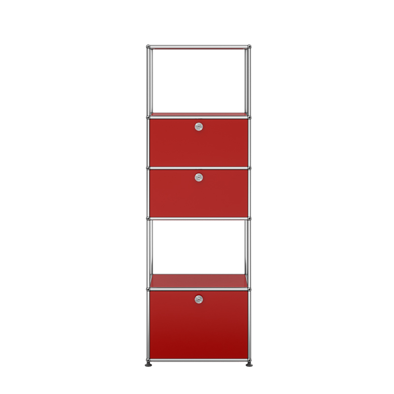 Meuble de rangement USM HALLER M52 Rouge rubis USM USM HALLER