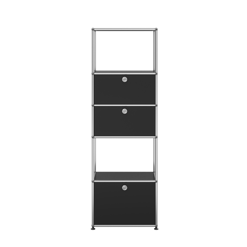 Meuble de rangement USM HALLER M52 Noir graphite USM HALLER
