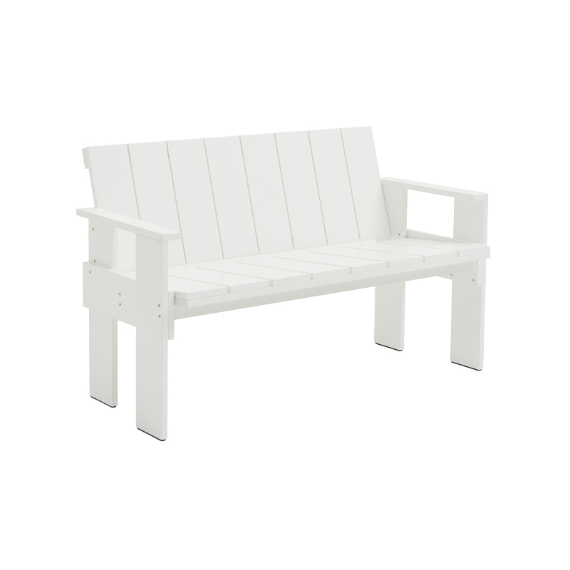 Banc extérieur CRATE DINING Blanc HAY