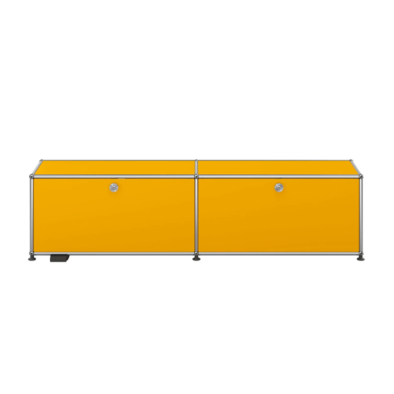 Meuble de rangement USM HALLER E M59 Jaune or USM HALLER