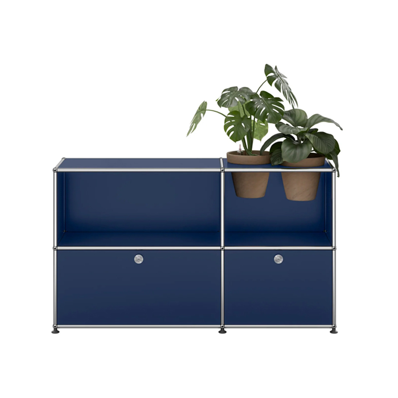 Meuble de rangement USM HALLER M57 Bleu acier USM HALLER