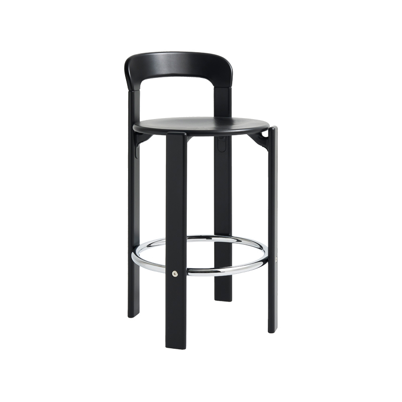 Tabouret haut REY H 65 Noir HAY